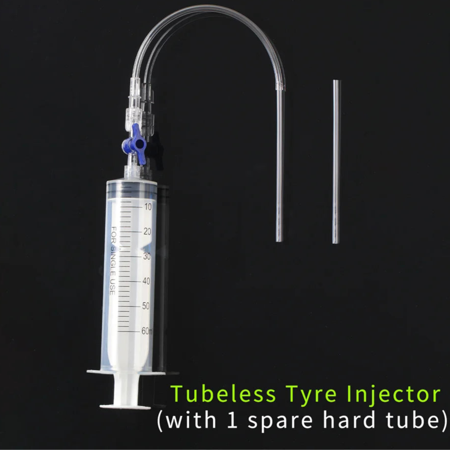 Inyector para neumáticos tubeless